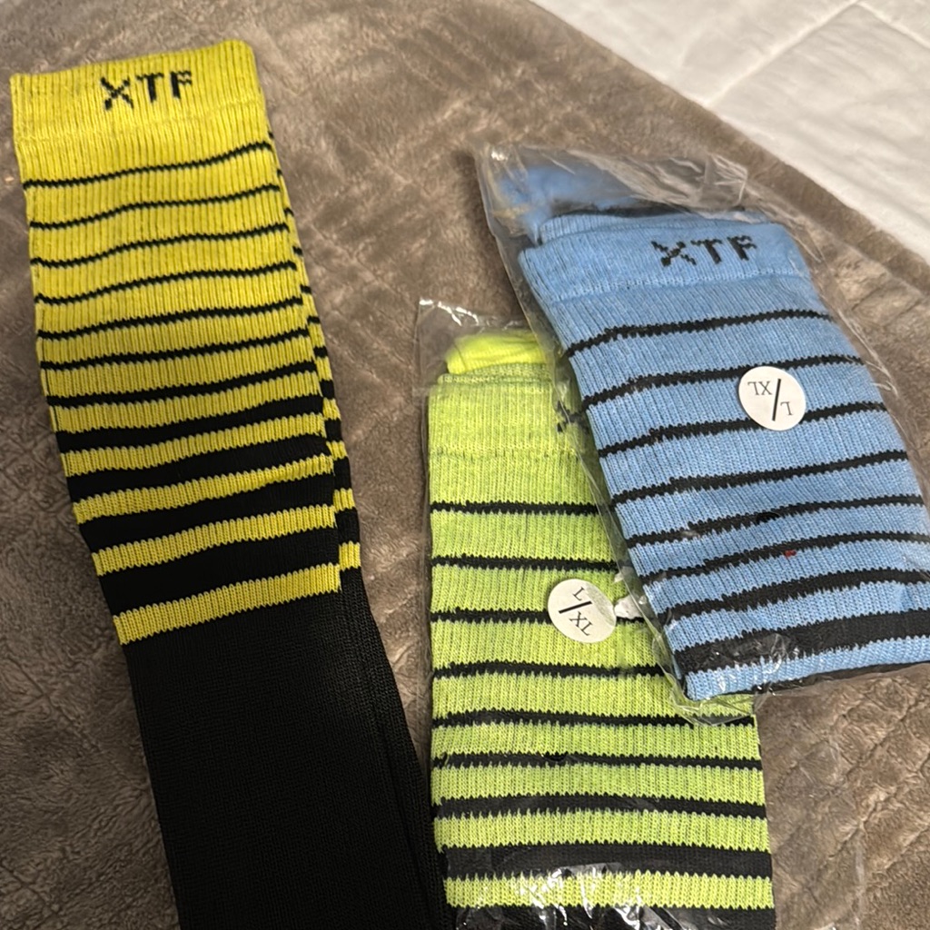 Sport Sock: Men's Striped Xtf Sock- Multi